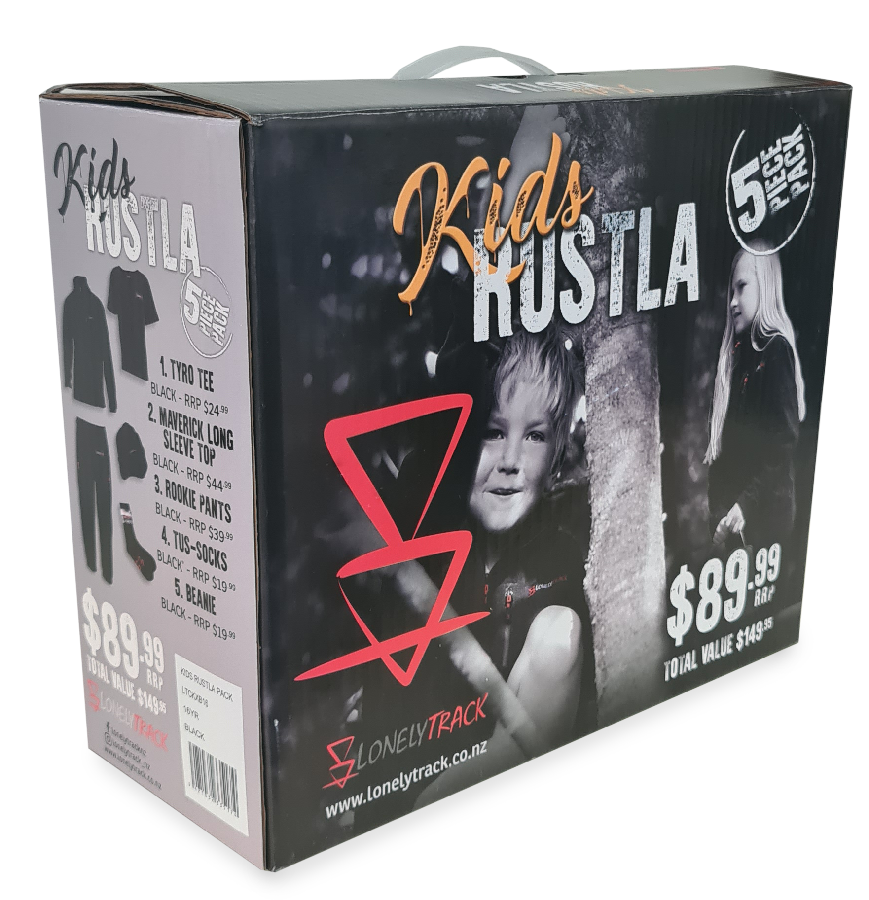 KIDS RUSTLA BLACK PACK