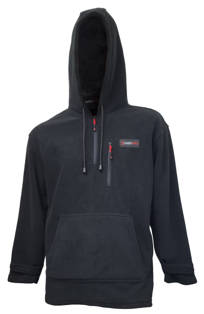 ROGUE Long Sleeve HOODED TOP BLACK